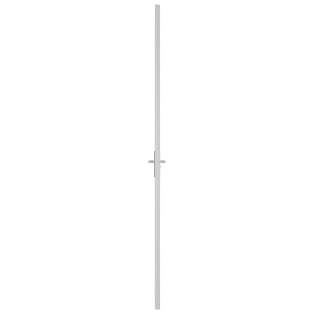 Unutarnja vrata 83 x 201,5 cm Bijela od ESG stakla i aluminija