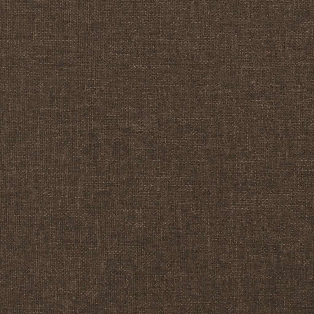 Krevet s oprugama i madracem tamnosmeđi 140 x 190 cm od tkanine
