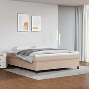 Krevet box spring s madracem cappuccino 180x200 cm umjetna koža