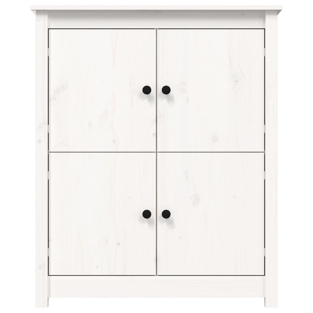 Komoda bijela 83 x 41,5 x 100 cm od masivne borovine