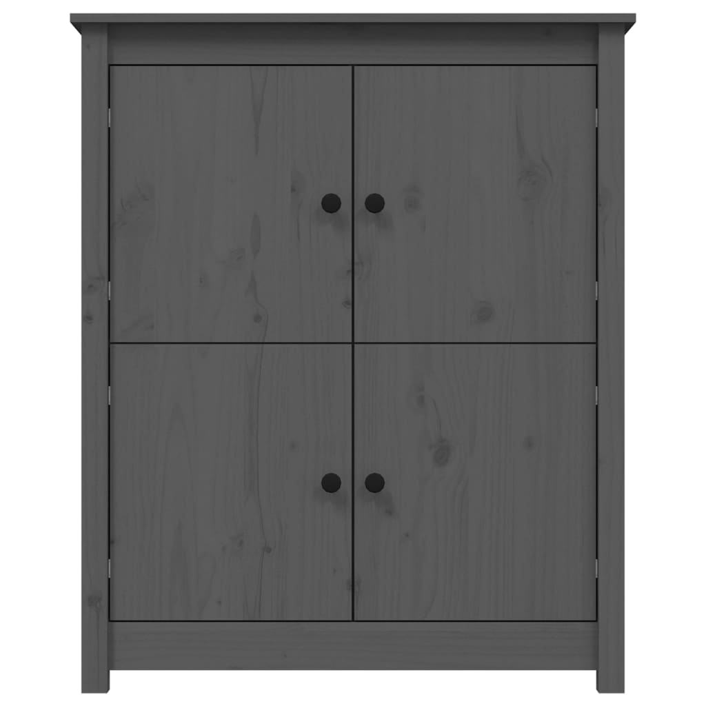 Komoda siva 83 x 41,5 x 100 cm od masivne borovine