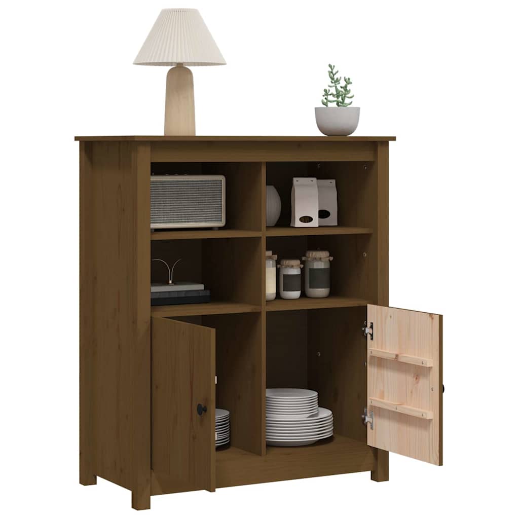 Komoda boja meda 83 x 41,5 x 100 cm od masivne borovine