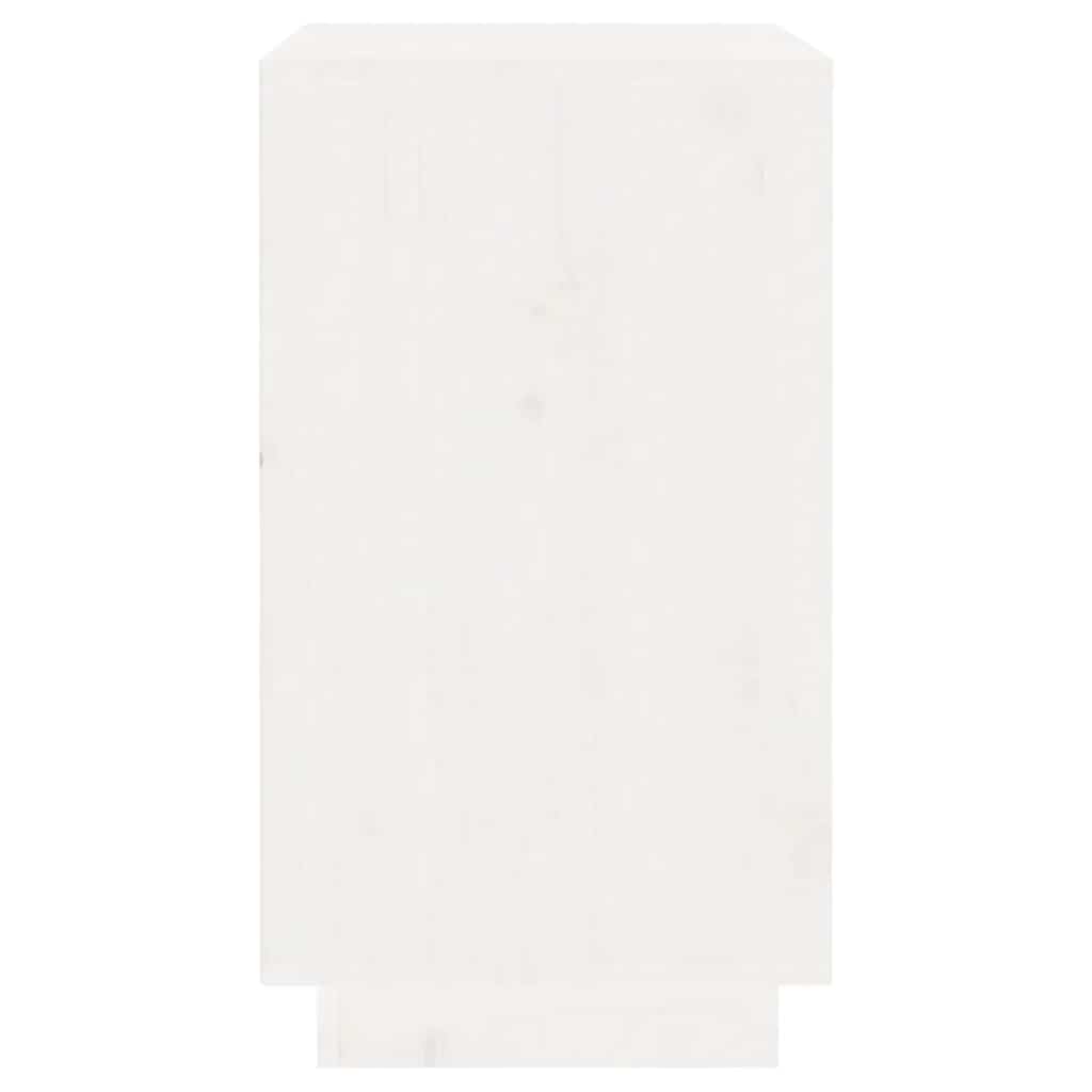 Ormarić za vino bijeli 55,5 x 34 x 61 cm od masivne borovine