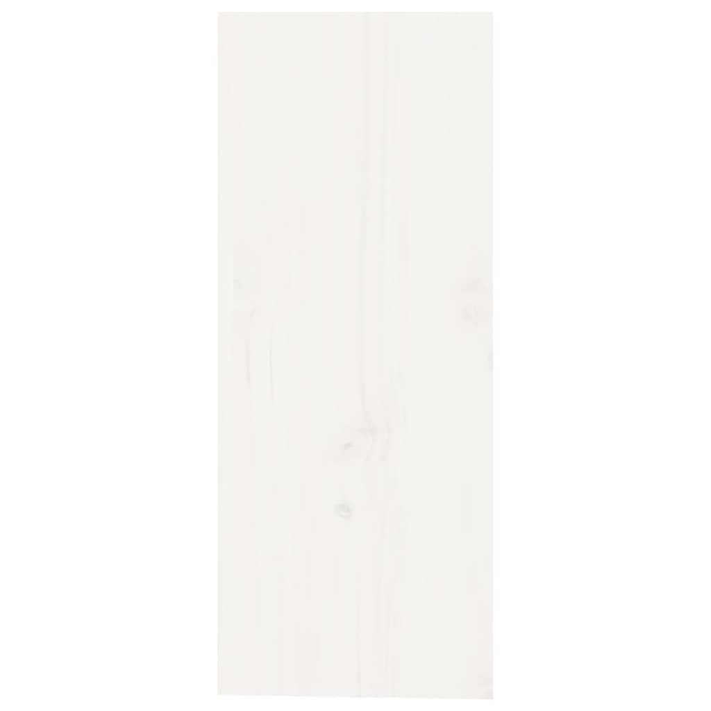Ormarić za vino bijeli 62 x 25 x 62 cm od masivne borovine