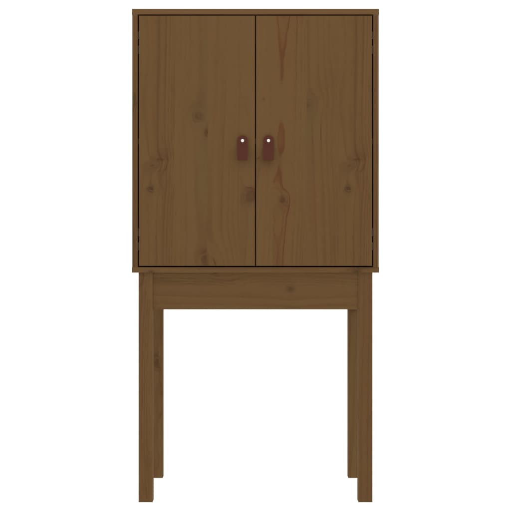 Visoka komoda boja meda 60 x 40 x 120 cm od masivne borovine