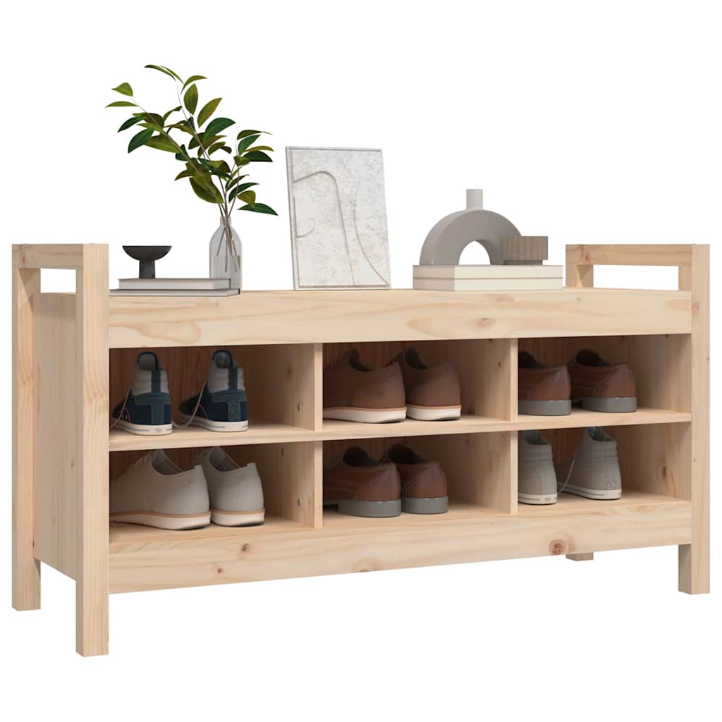 Klupa za hodnik 110x40x60 cm od masivne borovine
