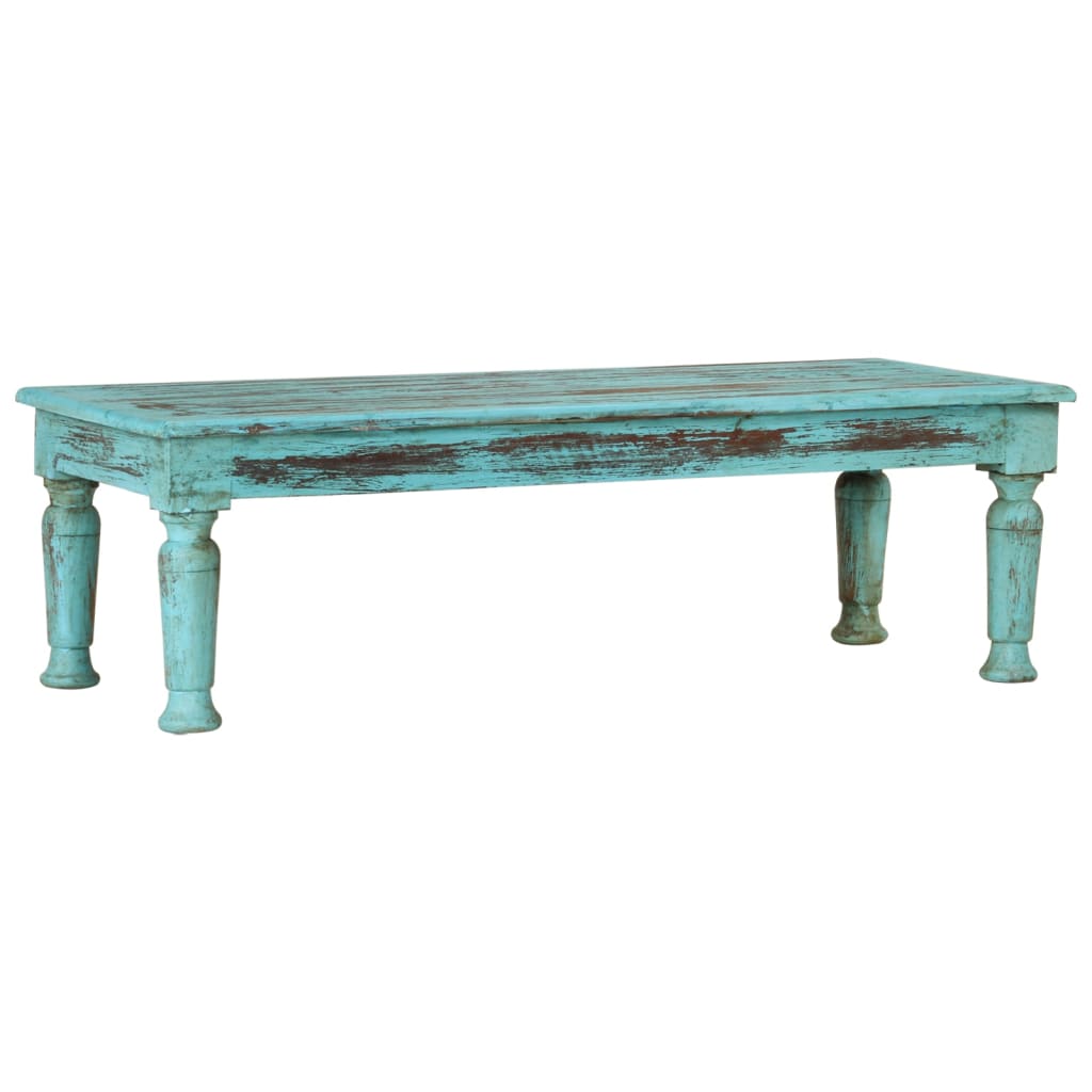 Stolić za kavu 110 x 50 x 34 cm od masivnog obnovljenog drva
