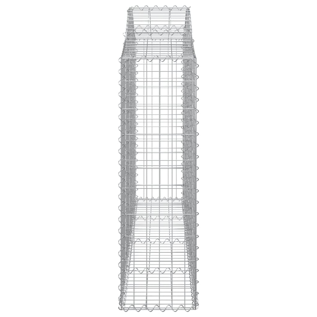 Lučne gabionske košare 8 kom 200x30x100/120cm pocinčano željezo