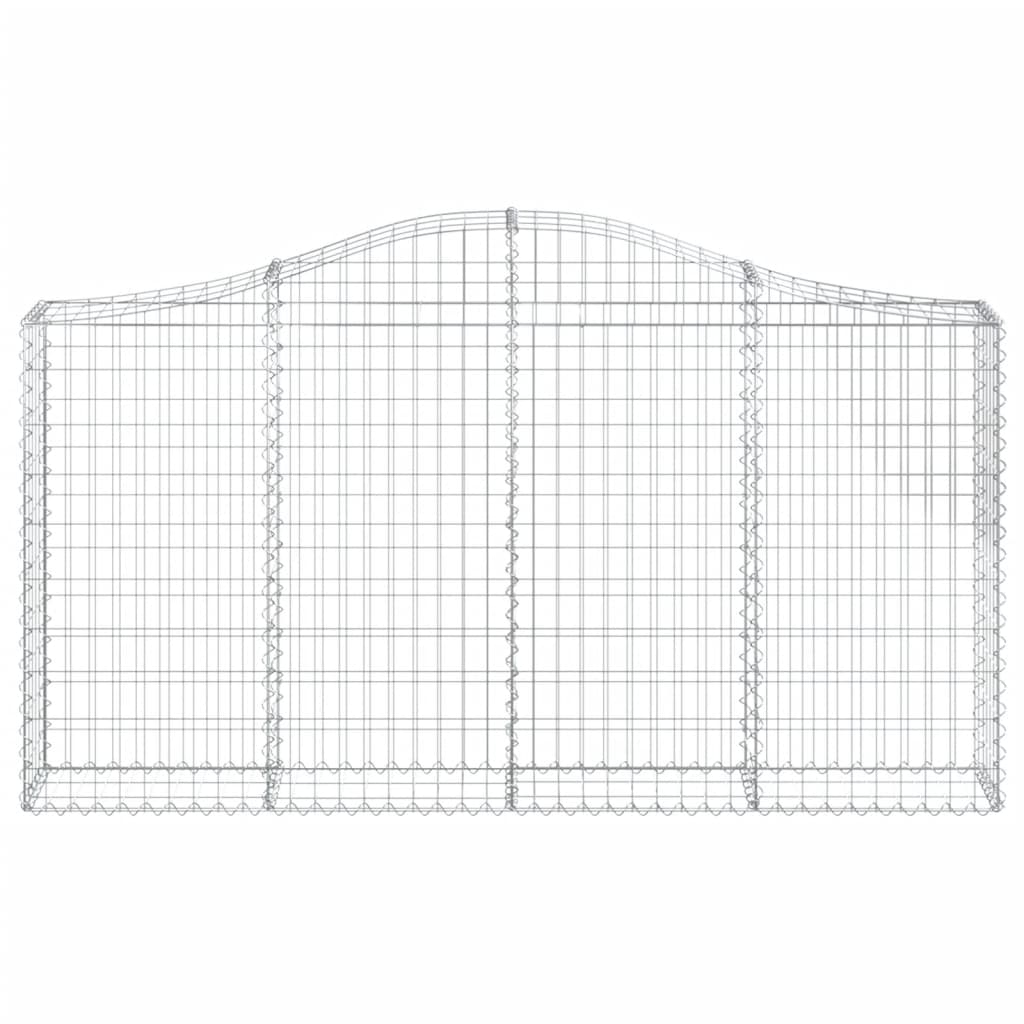 Lučne gabionske košare 11kom 200x30x100/120cm pocinčano željezo