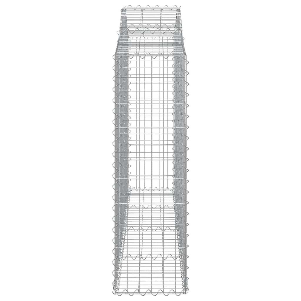 Lučne gabionske košare 12kom 200x30x100/120cm pocinčano željezo