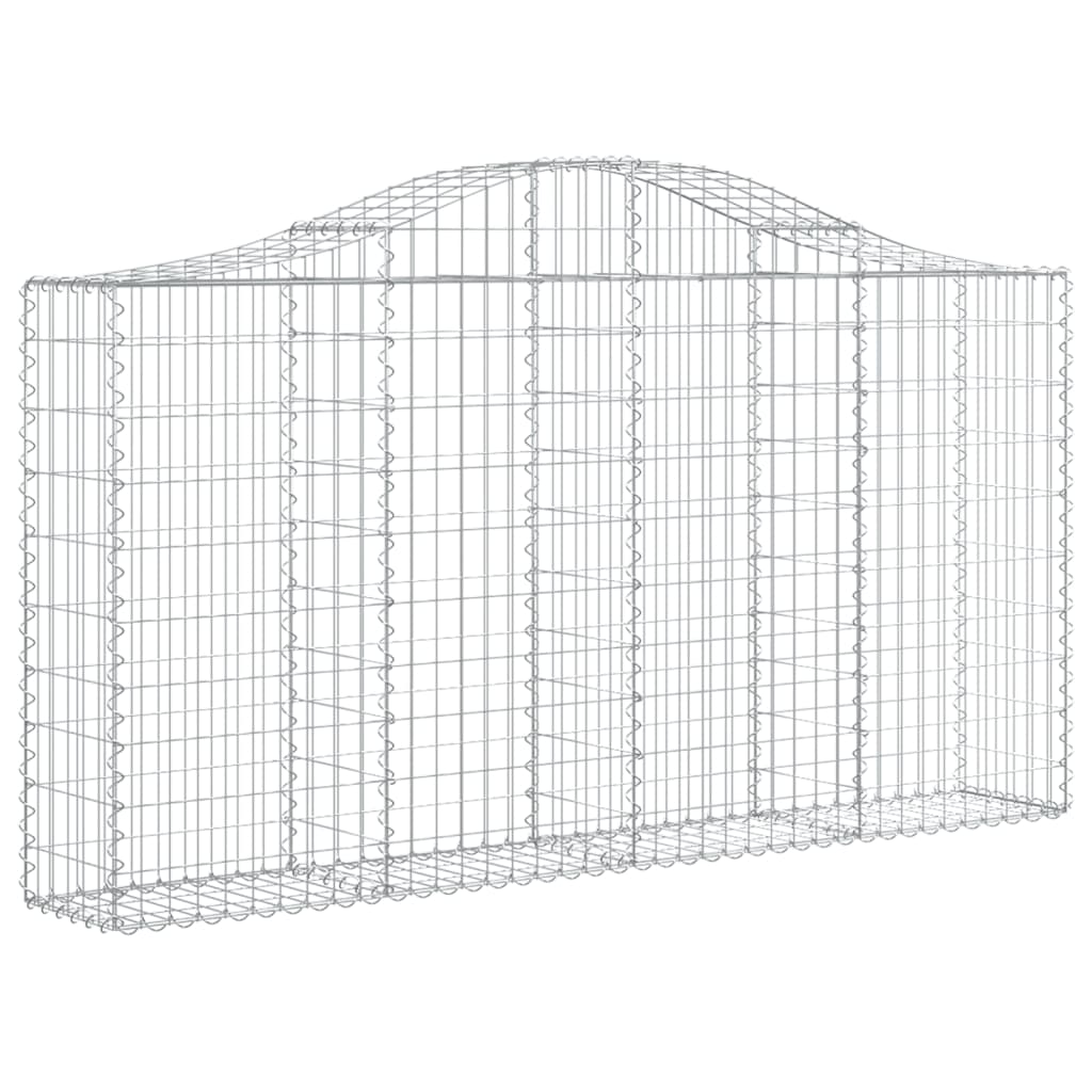Lučne gabionske košare 30kom 200x30x100/120cm pocinčano željezo