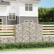 Lučne gabionske košare 3 kom 200x30x160/180cm pocinčano željezo