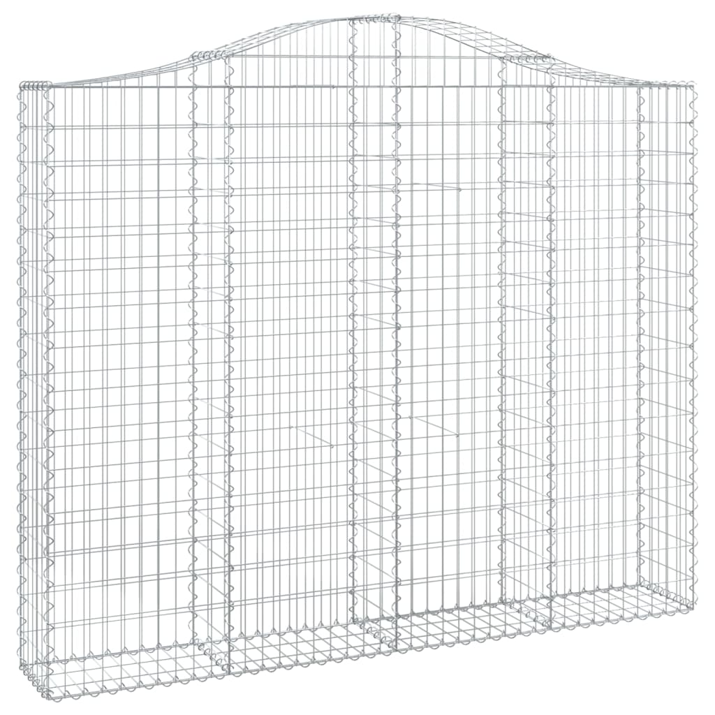 Lučne gabionske košare 4 kom 200x30x160/180cm pocinčano željezo