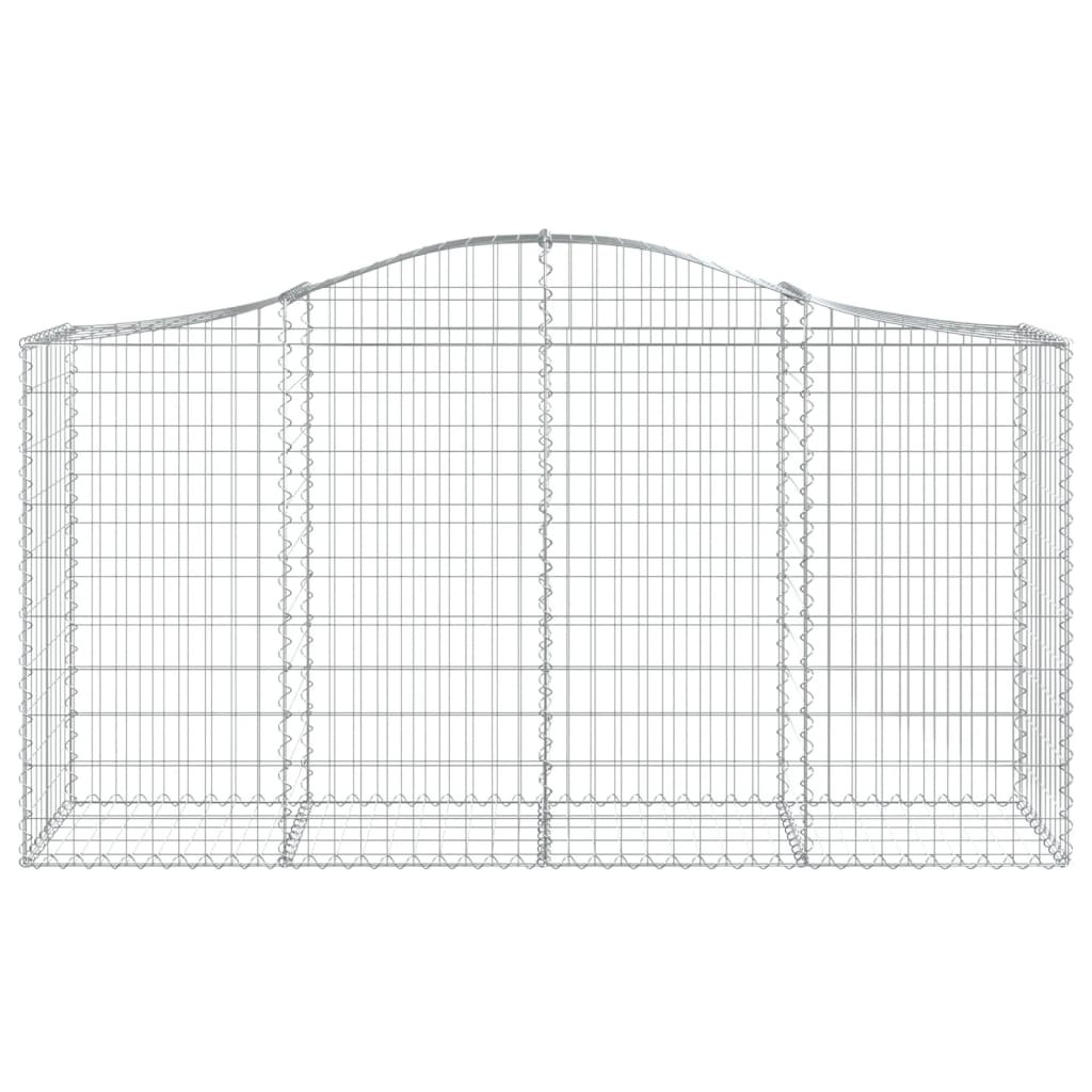 Lučne gabionske košare 20kom 200x50x100/120cm pocinčano željezo