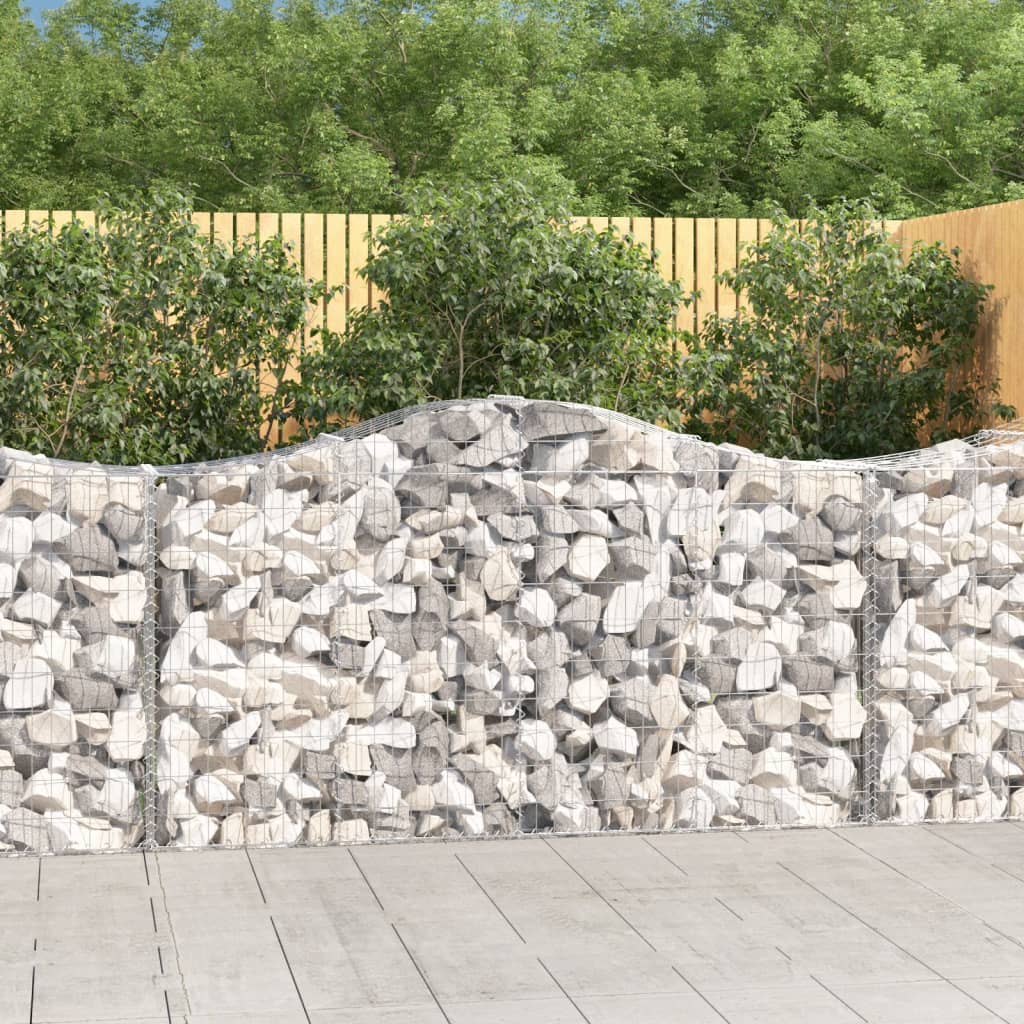 Lučne gabionske košare 25kom 200x50x100/120cm pocinčano željezo