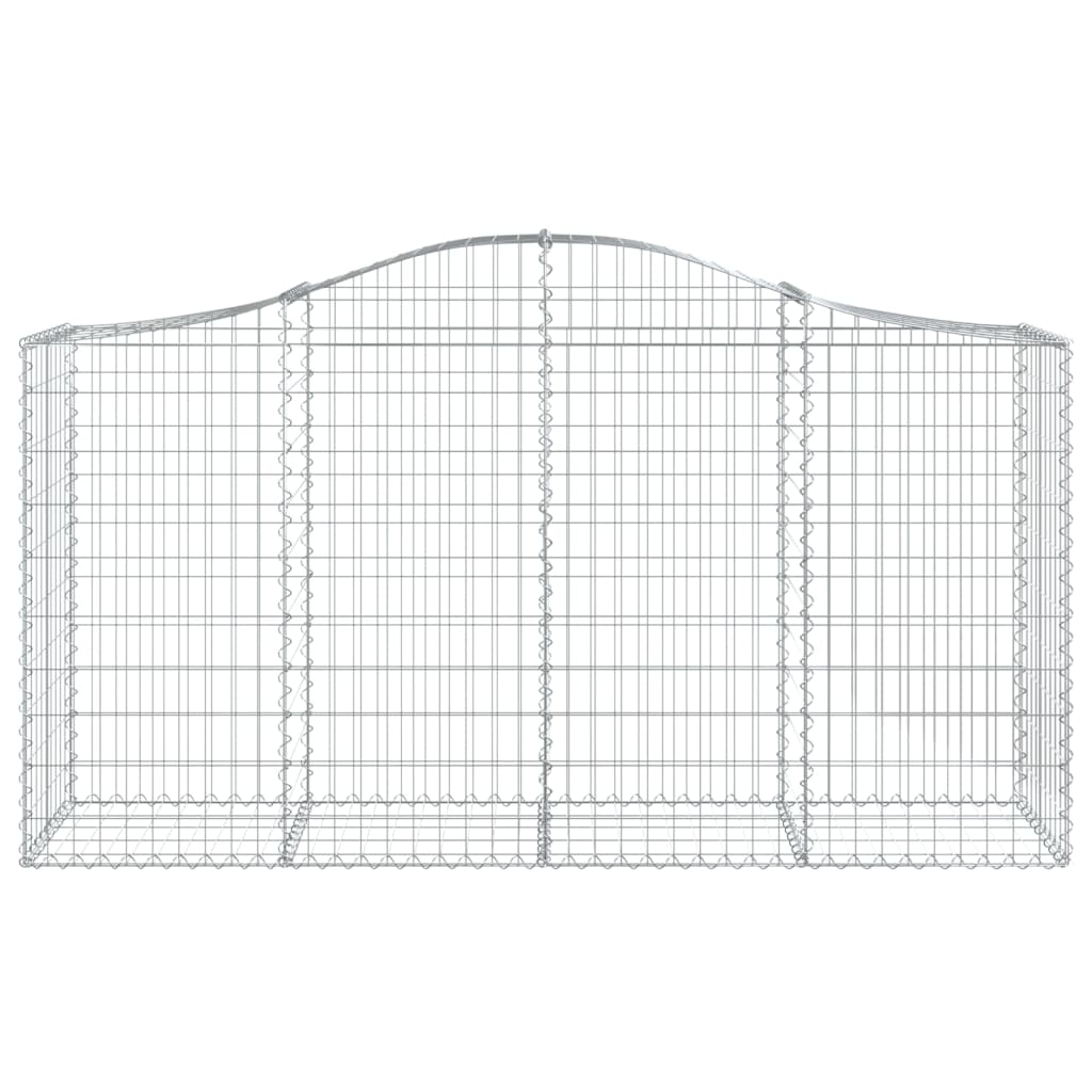 Lučne gabionske košare 40kom 200x50x100/120cm pocinčano željezo