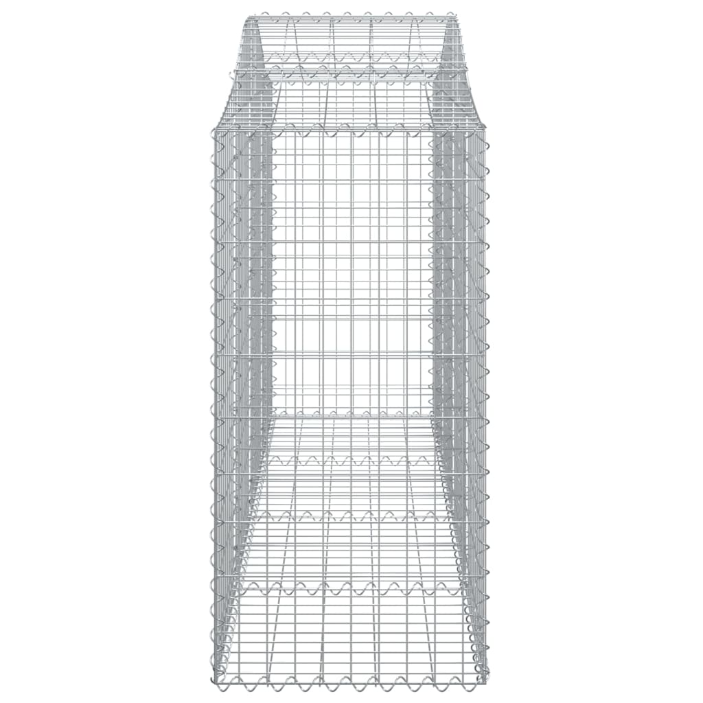 Lučne gabionske košare 18kom 200x50x120/140cm pocinčano željezo