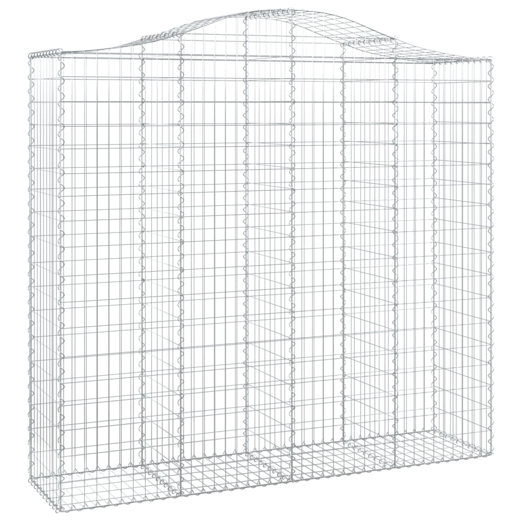 Lučne gabionske košare 3 kom 200x50x180/200cm pocinčano željezo
