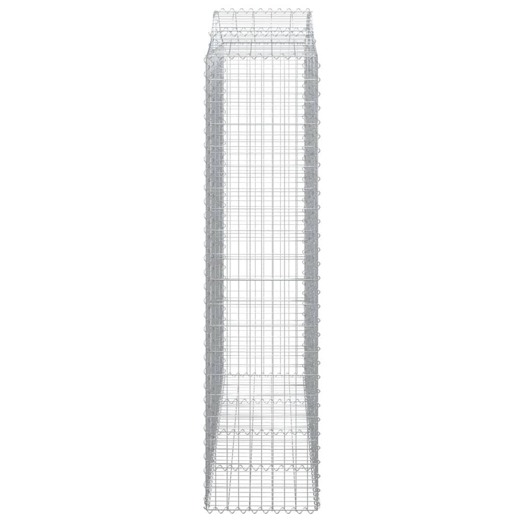 Lučne gabionske košare 3 kom 200x50x200/220cm pocinčano željezo