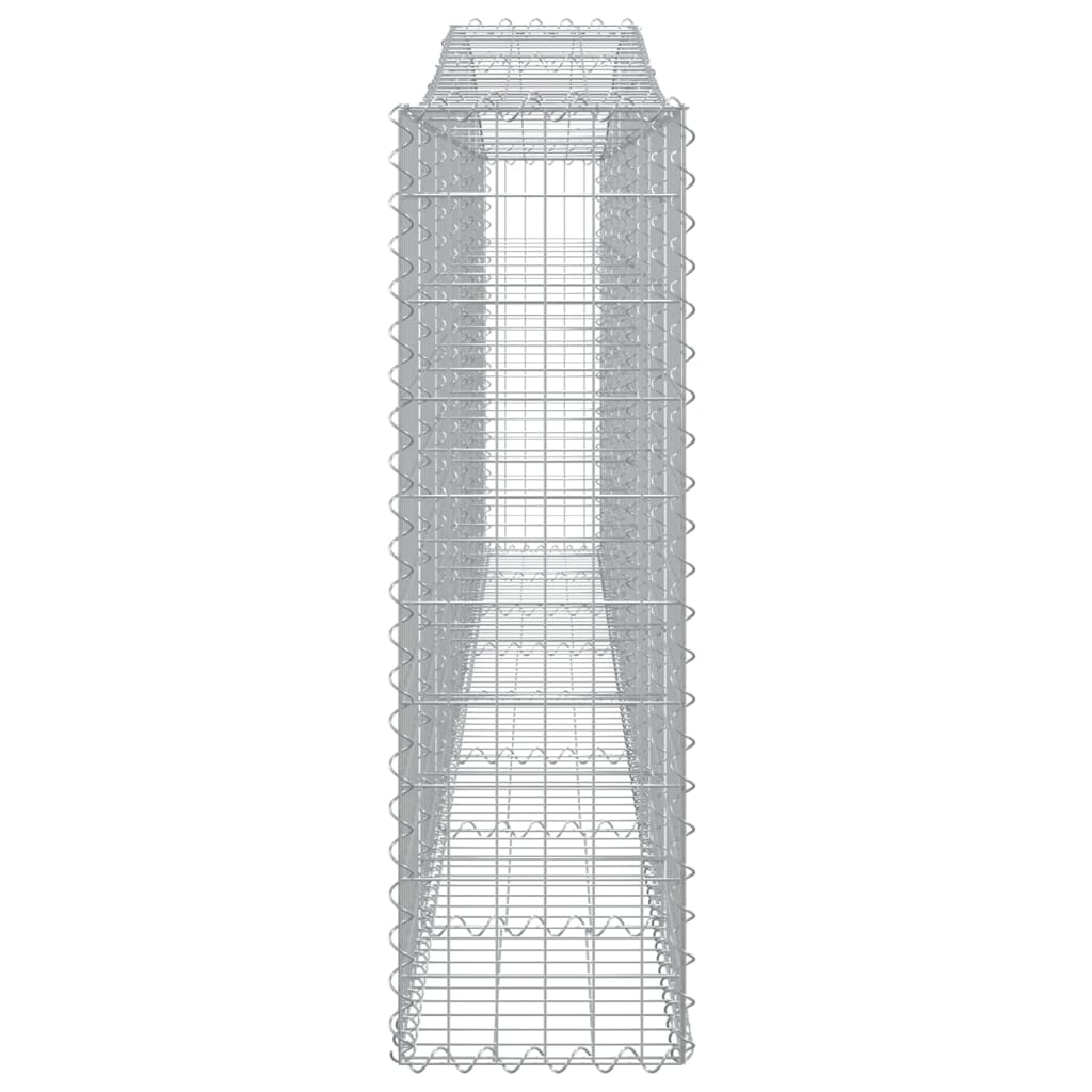 Lučne gabionske košare 4 kom 400x30x100/120cm pocinčano željezo
