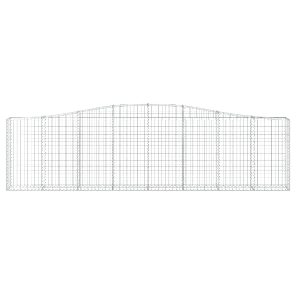 Lučne gabionske košare 5 kom 400x30x100/120cm pocinčano željezo