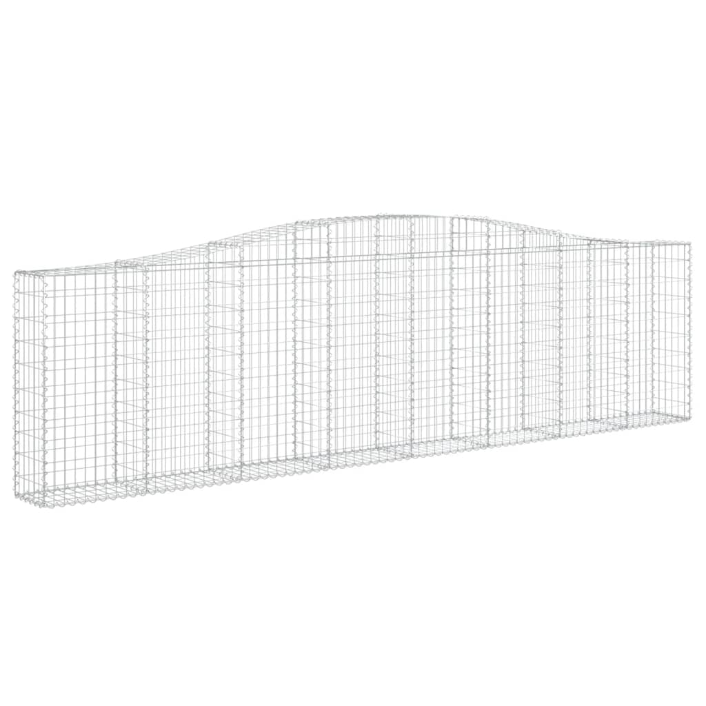 Lučne gabionske košare 20kom 400x30x100/120cm pocinčano željezo