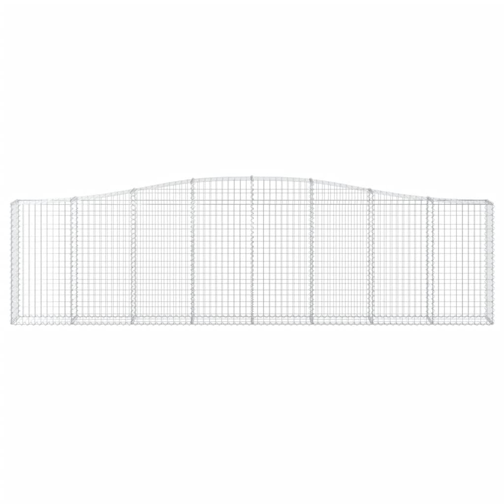 Lučne gabionske košare 25kom 400x30x100/120cm pocinčano željezo