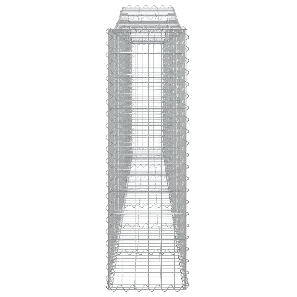Lučne gabionske košare 25kom 400x30x100/120cm pocinčano željezo
