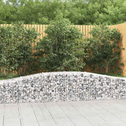 Lučne gabionske košare 3 kom 400x50x40/60 cm pocinčano željezo