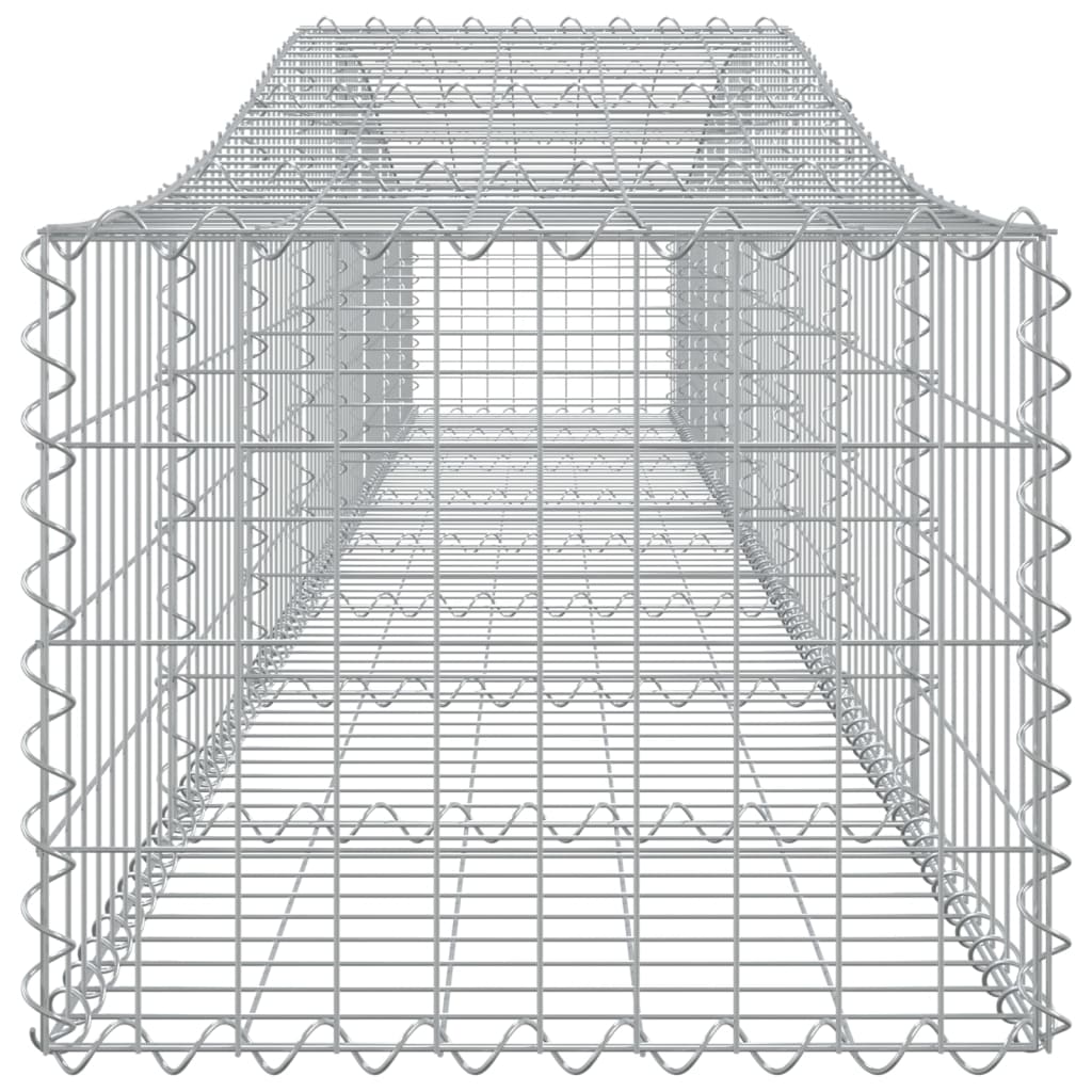 Lučne gabionske košare 6 kom 400x50x40/60 cm pocinčano željezo