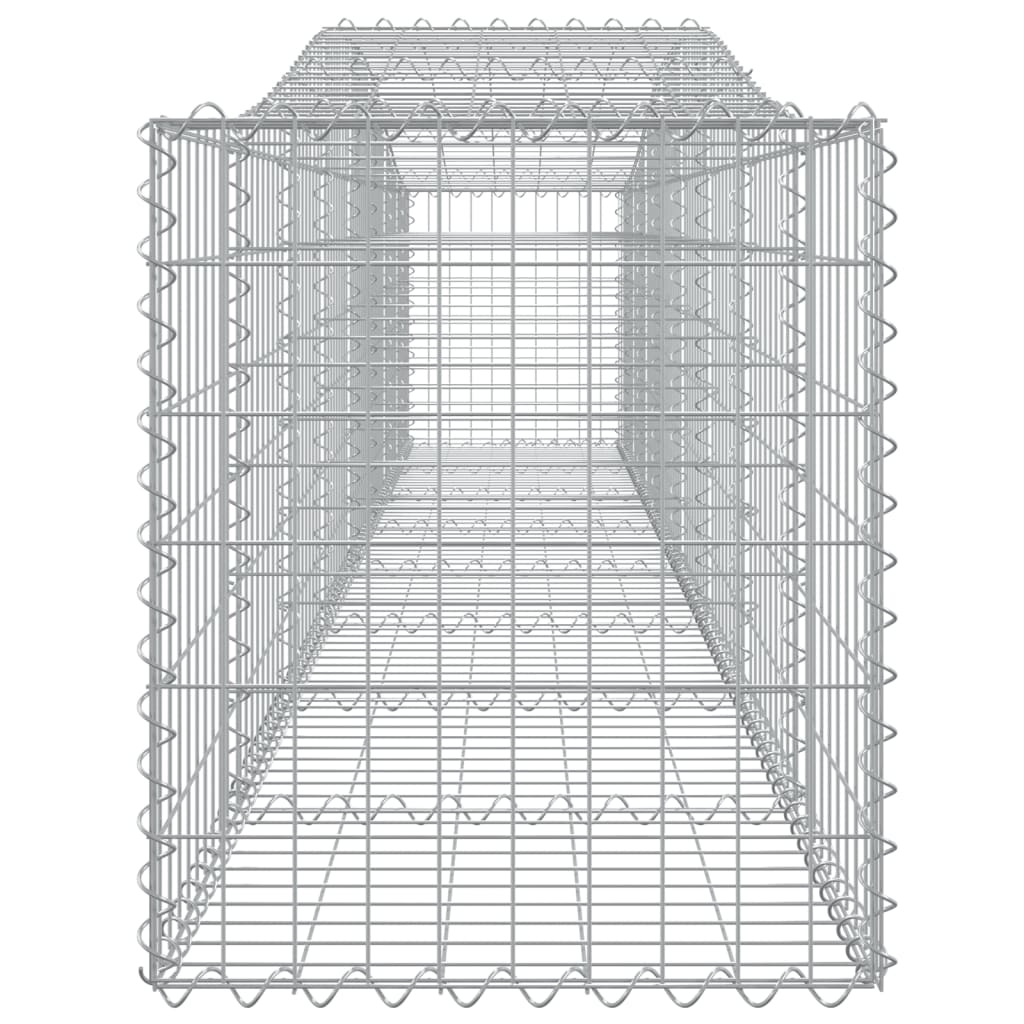 Lučne gabionske košare 6 kom 400x50x60/80 cm pocinčano željezo