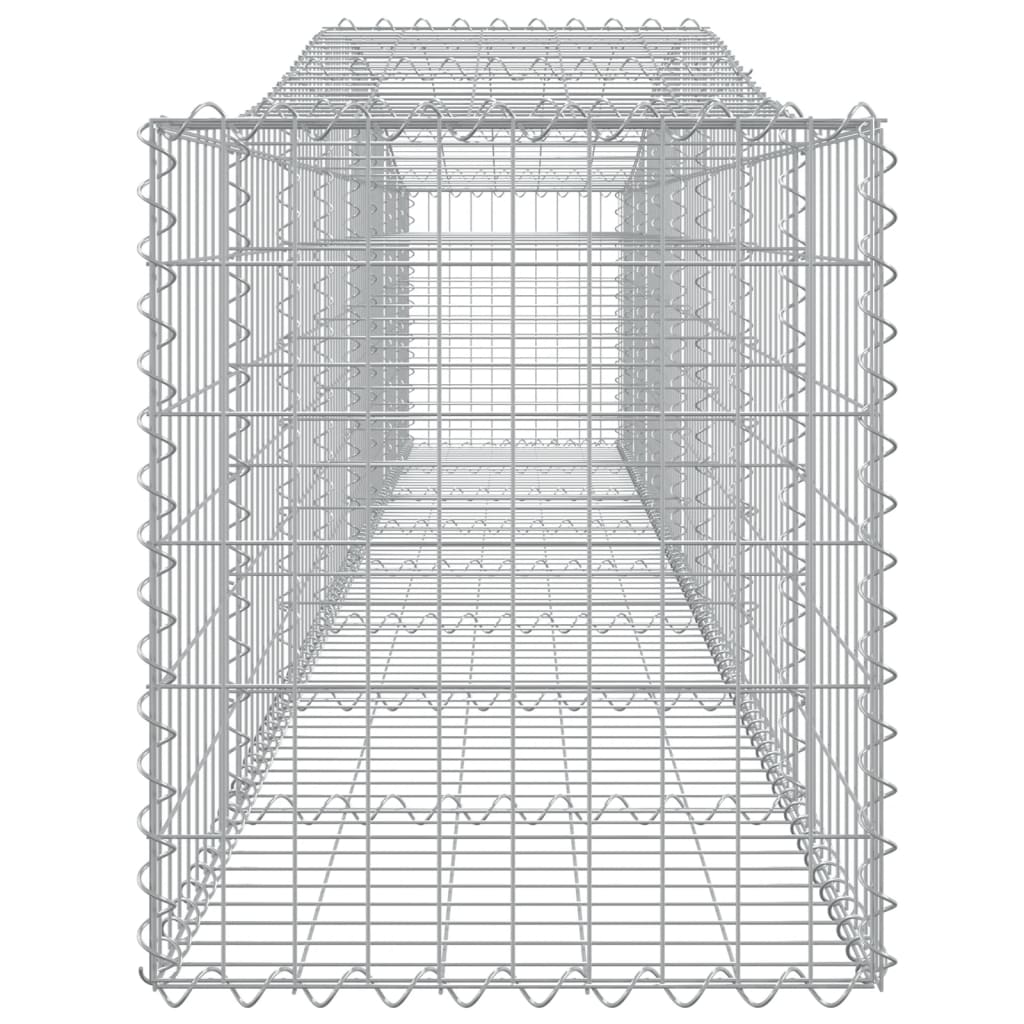 Lučne gabionske košare 20 kom 400x50x60/80 cm pocinčano željezo