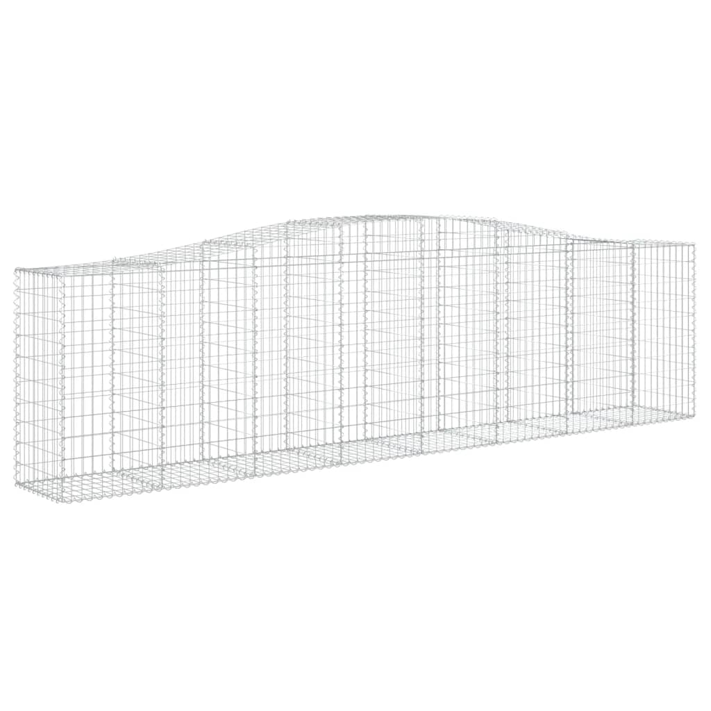 Lučne gabionske košare 3 kom 400x50x100/120cm pocinčano željezo