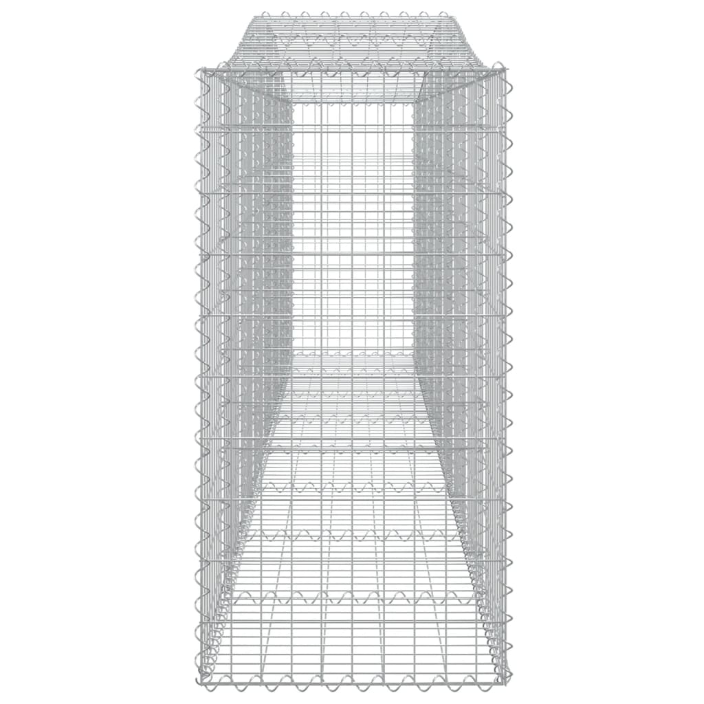 Lučne gabionske košare 3 kom 400x50x100/120cm pocinčano željezo