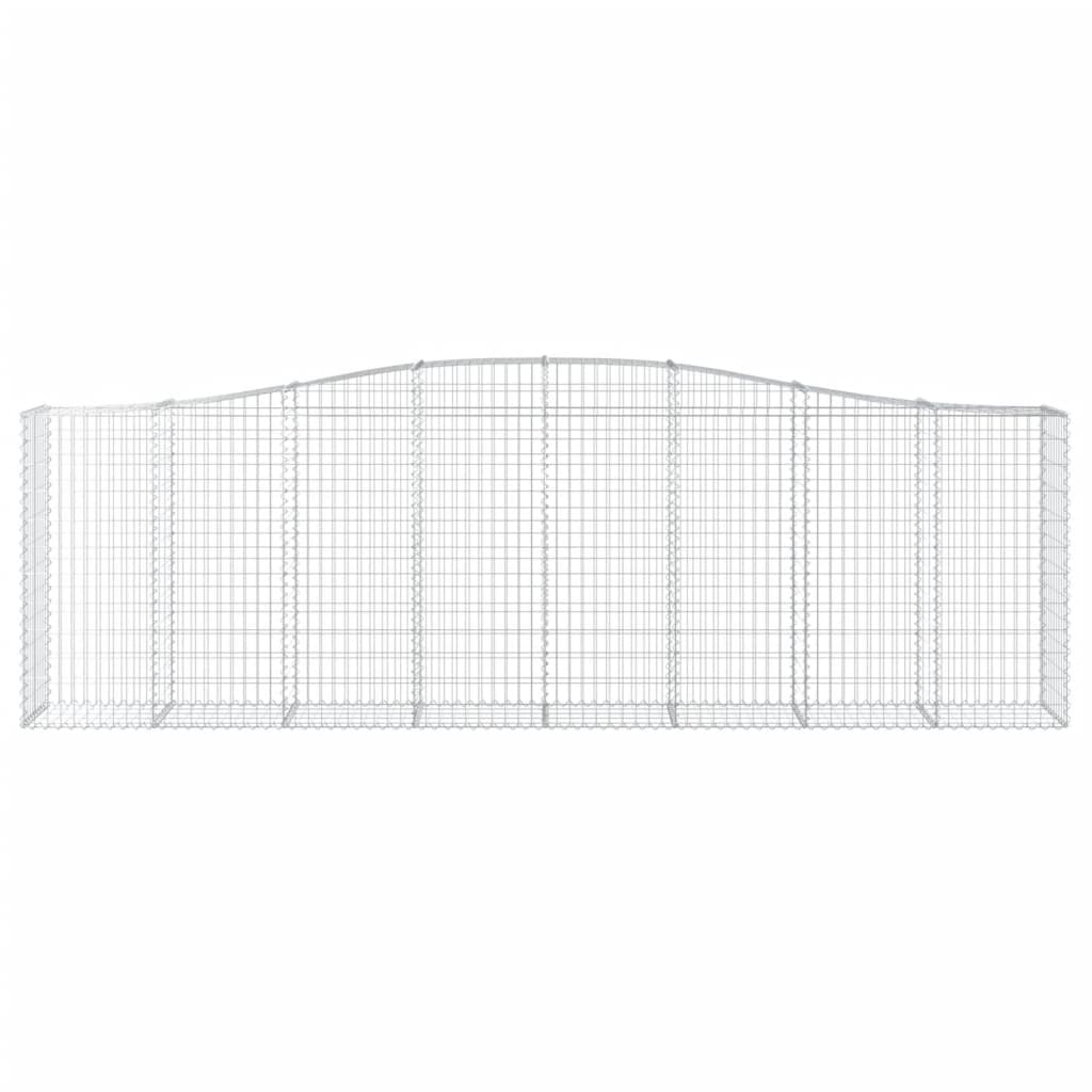 Lučne gabionske košare 5 kom 400x50x120/140cm pocinčano željezo