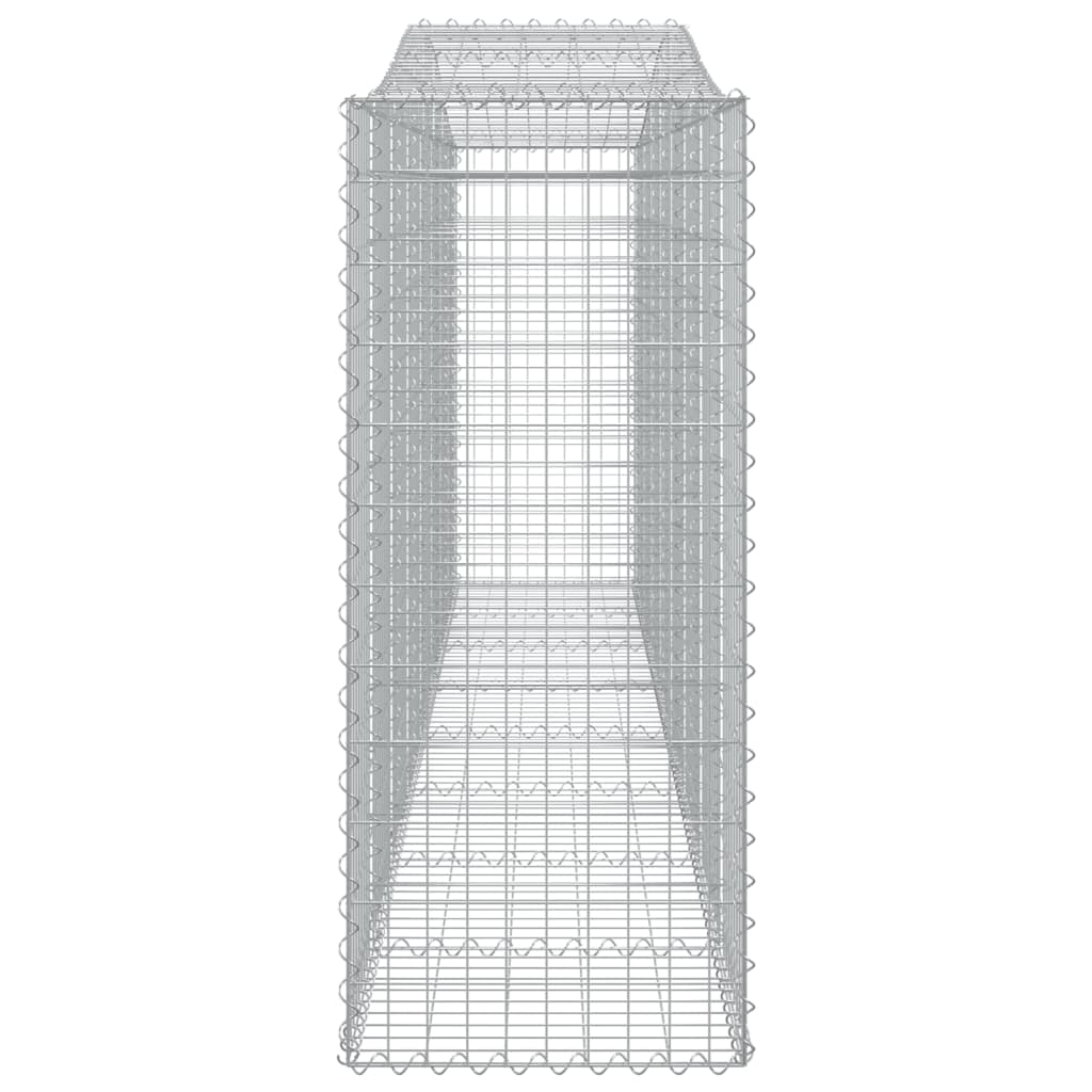 Lučne gabionske košare 15kom 400x50x120/140cm pocinčano željezo