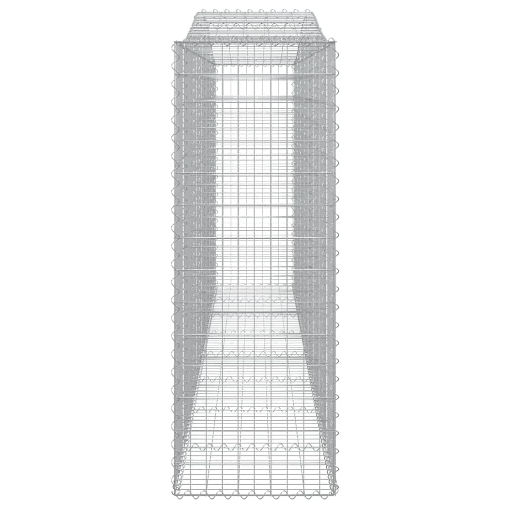 Lučne gabionske košare 3 kom 400x50x140/160cm pocinčano željezo