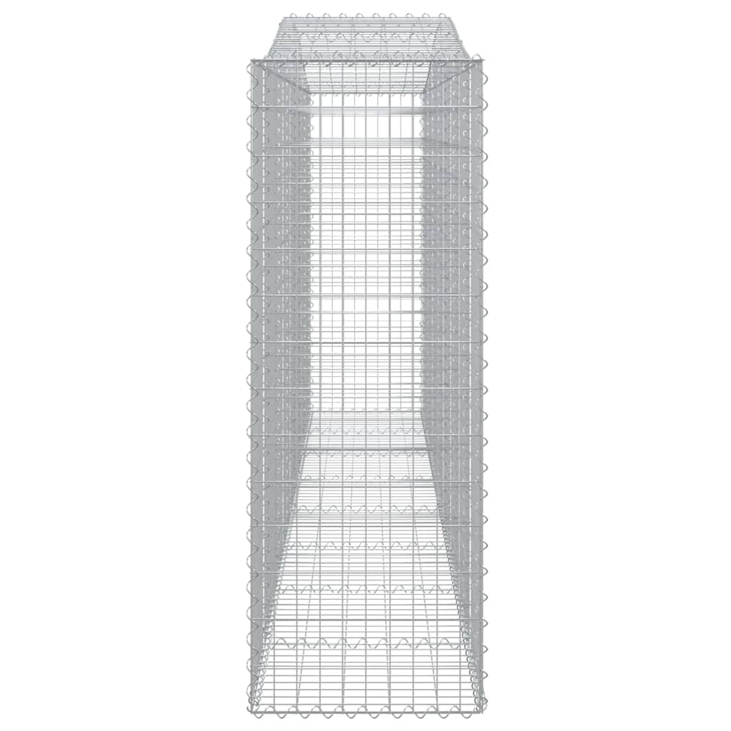 Lučne gabionske košare 15kom 400x50x140/160cm pocinčano željezo