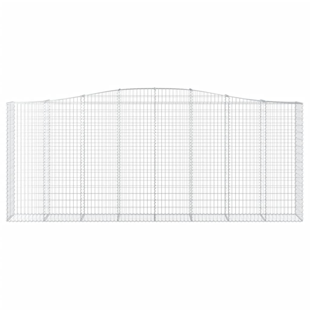 Lučne gabionske košare 7 kom 400x50x160/180cm pocinčano željezo