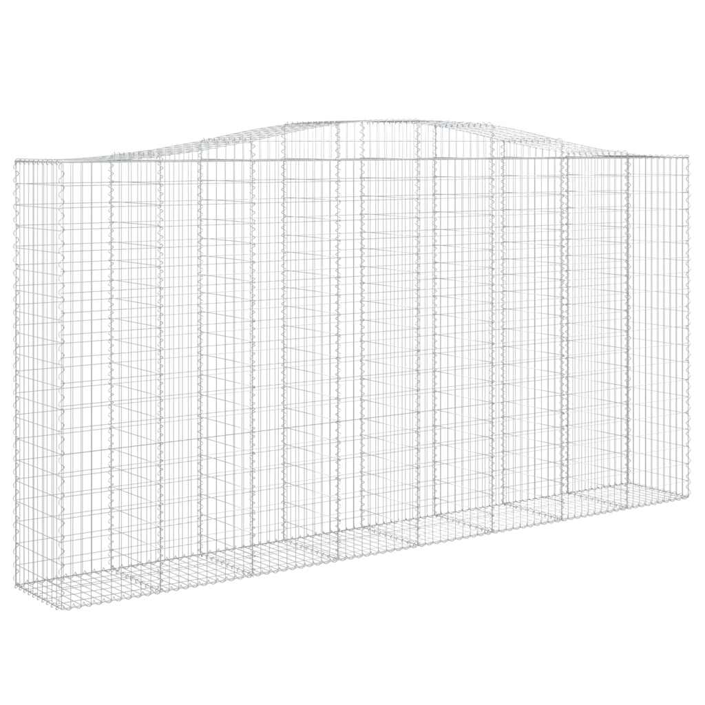 Lučne gabionske košare 3 kom 400x50x200/220cm pocinčano željezo