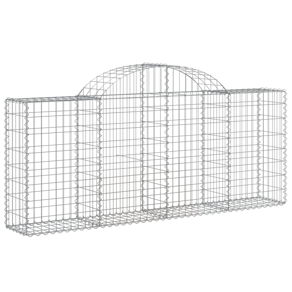 Lučne gabionske košare 20 kom 200x30x80/100cm pocinčano željezo