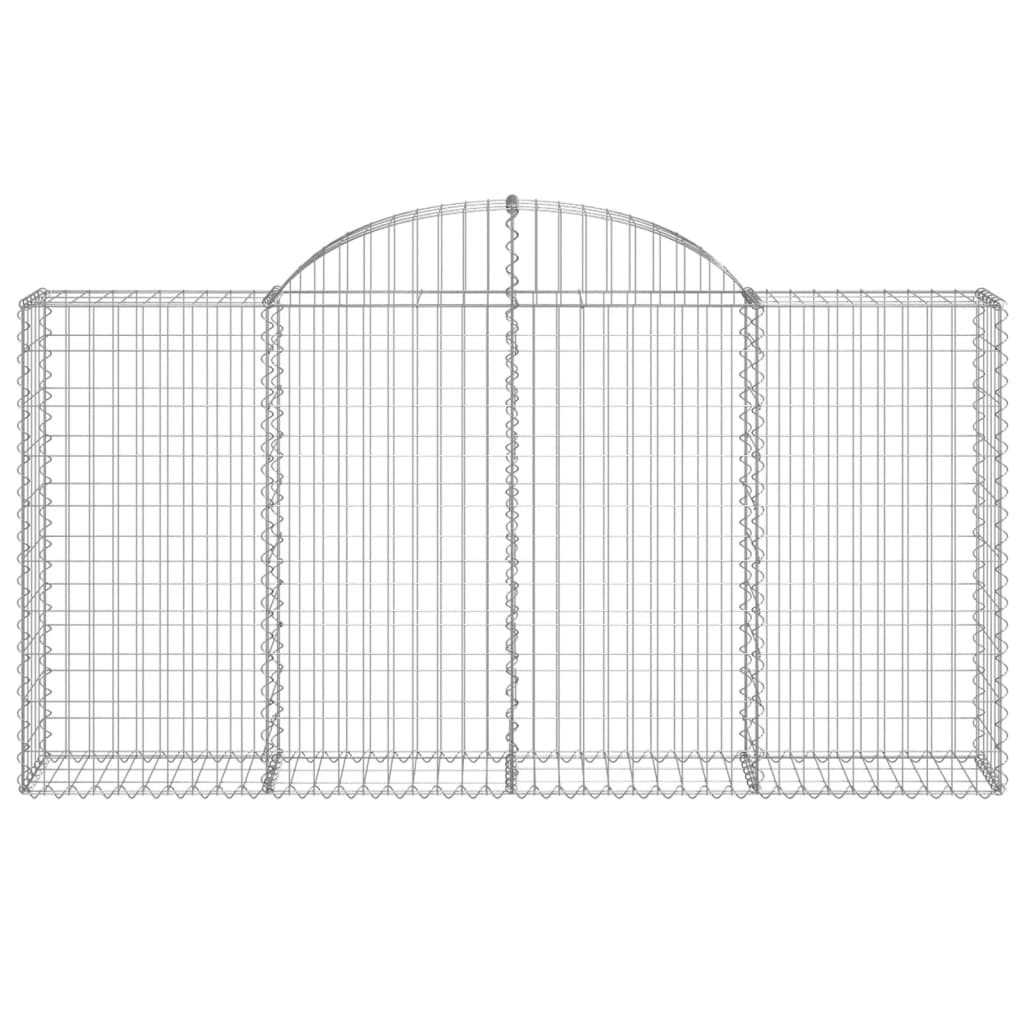 Lučne gabionske košare 13kom 200x30x100/120cm pocinčano željezo
