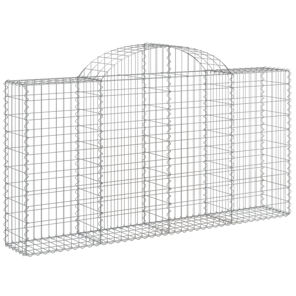 Lučne gabionske košare 18kom 200x30x100/120cm pocinčano željezo