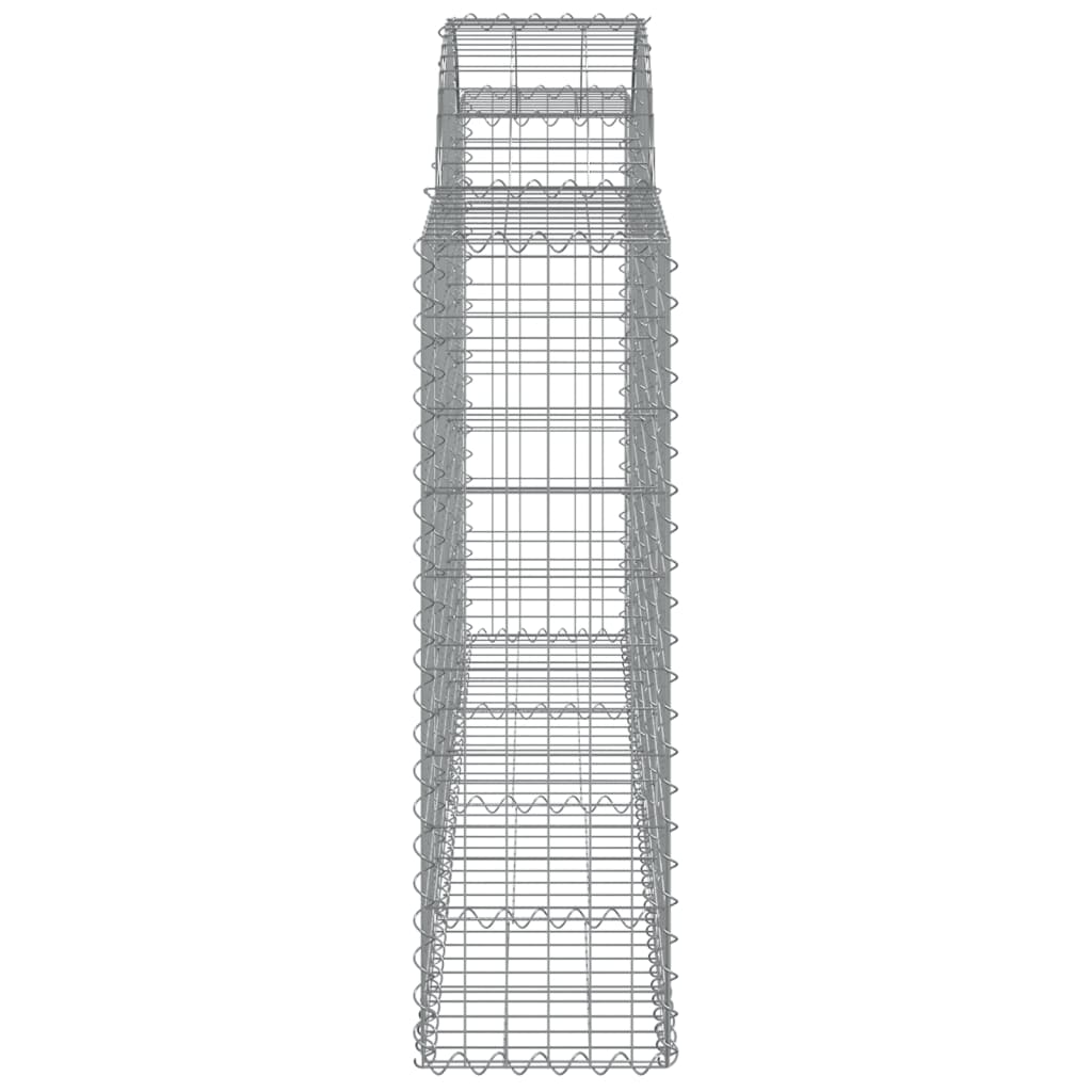 Lučne gabionske košare 18kom 200x30x100/120cm pocinčano željezo