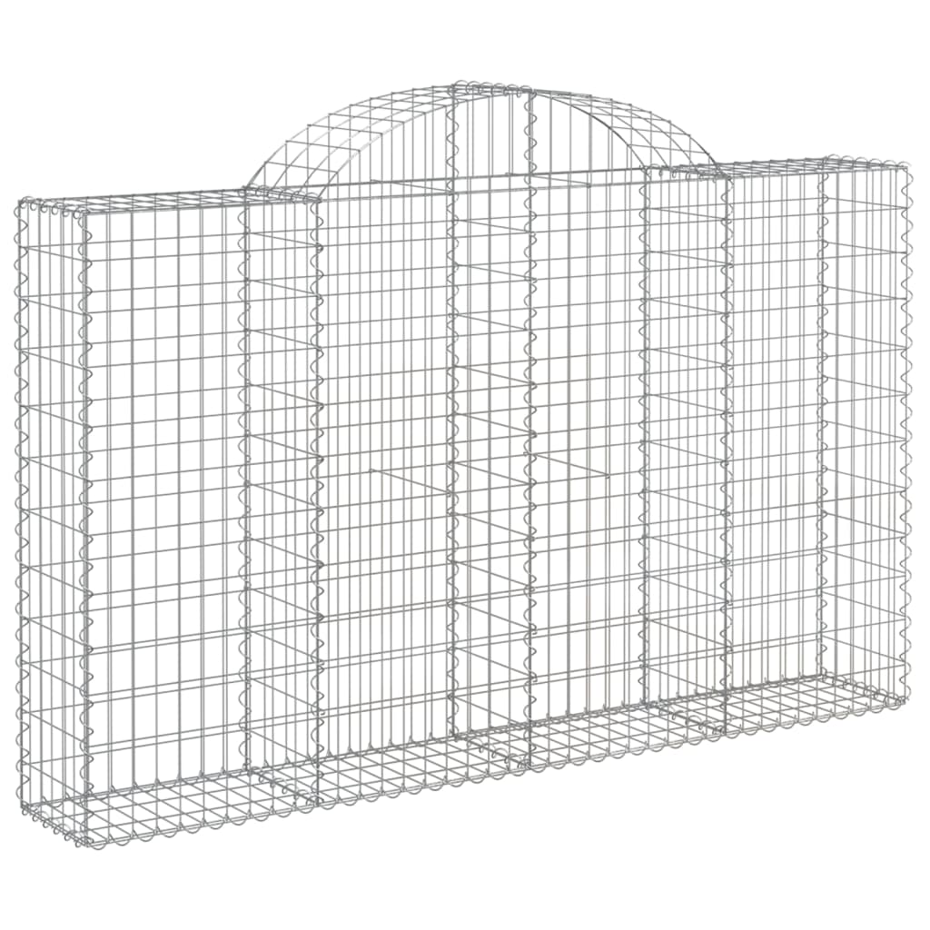 Lučne gabionske košare 12kom 200x30x120/140cm pocinčano željezo