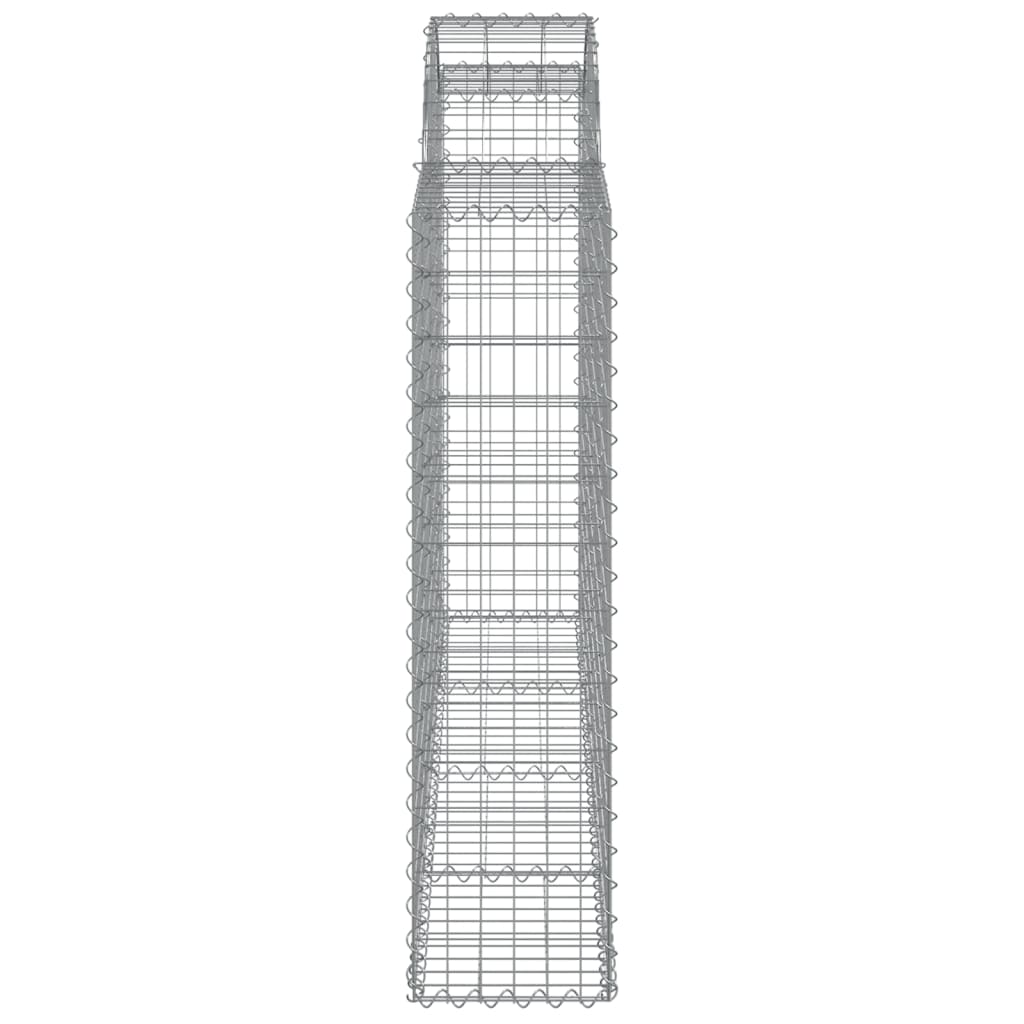 Lučne gabionske košare 25kom 200x30x120/140cm pocinčano željezo