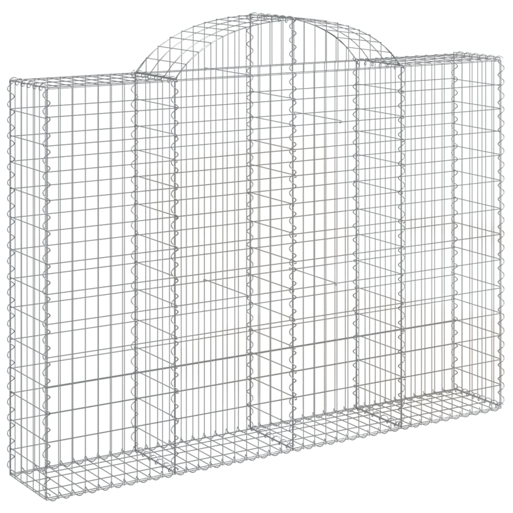 Lučne gabionske košare 8 kom 200x30x40/60 cm pocinčano željezo