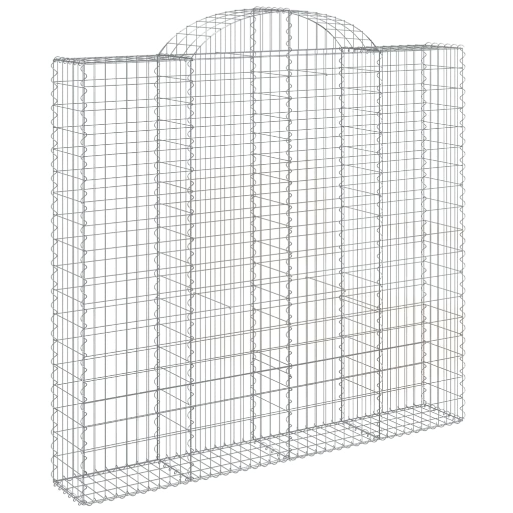 Lučne gabionske košare 3 kom 200x30x180/200cm pocinčano željezo