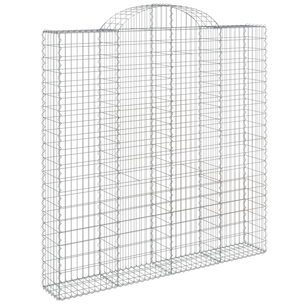 Lučne gabionske košare 3 kom 200x30x200/220cm pocinčano željezo
