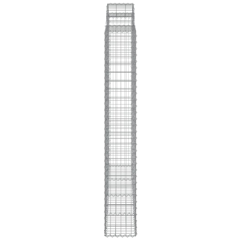 Lučne gabionske košare 3 kom 200x30x200/220cm pocinčano željezo
